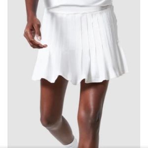 Tuckernuck White and Fresh Buds Tennis Skirt Womens Small Floral Athletic